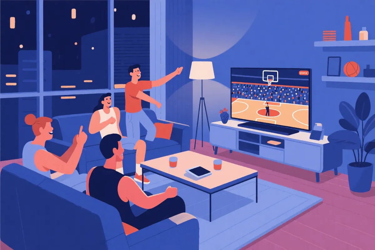 多场景篮球观看体验